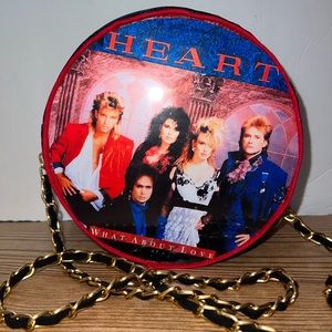 Heart Vinyl 45 record purse Original record